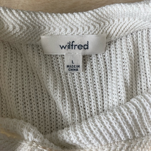 Aritzia White Knit Tunic Size Large - Picture 2 of 2